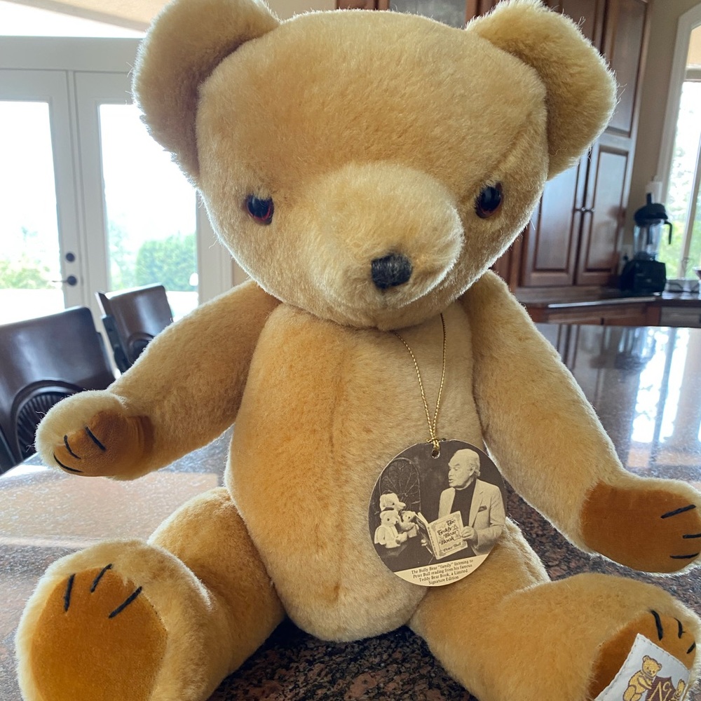 Bully Bear Mohair Fully Jointed 18” 5026 Vintage 1981
